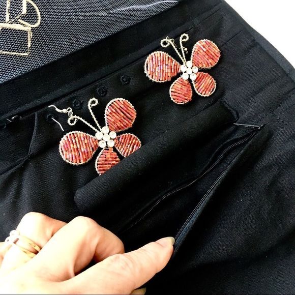 Isabella’s Journey Quilted Fabric Tri-Fold Jewelry Travel Clutch Bag - Picture 6 of 7